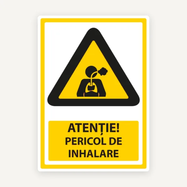 Semn pentru pericol de inhalare