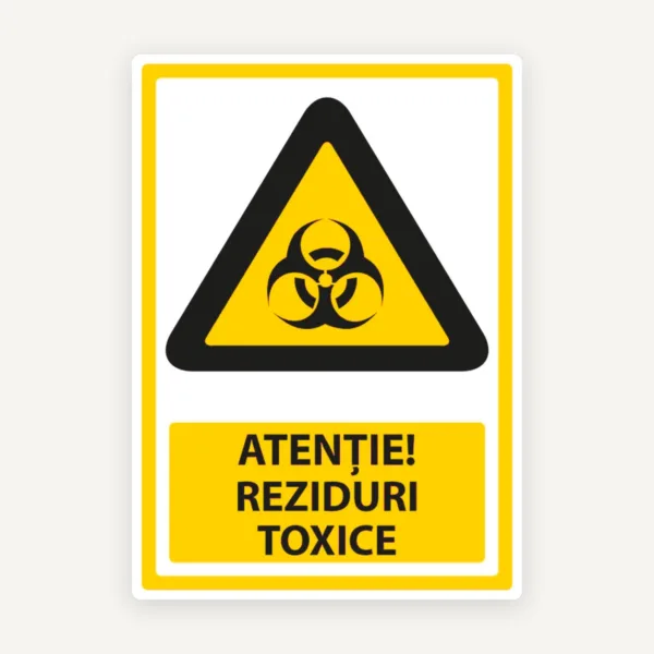 Semn pentru reziduuri toxice