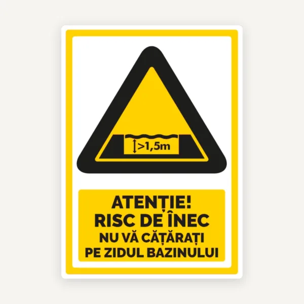 Semn pentru risc de inec