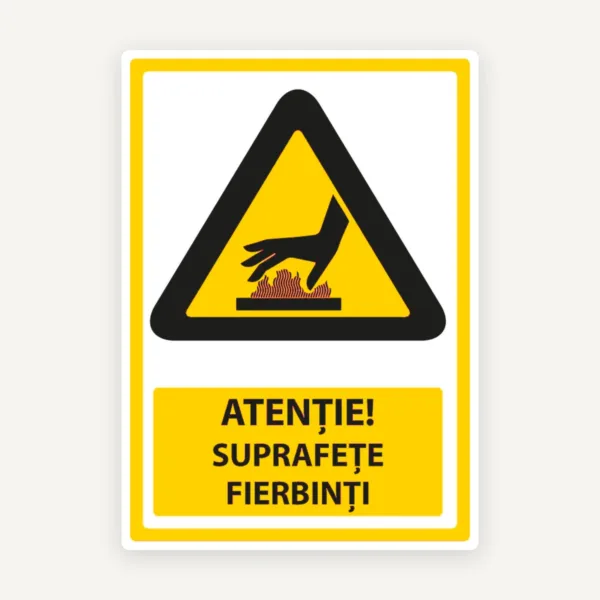 Semn pentru substante fierbinti