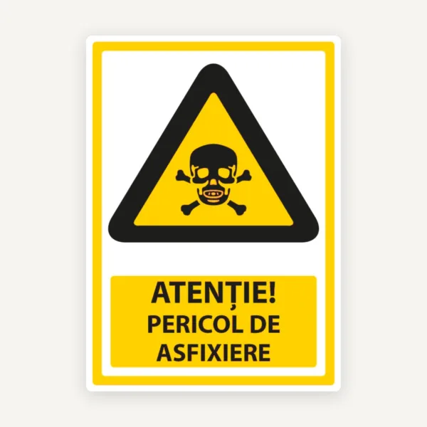 Semn pericol de asfixiere