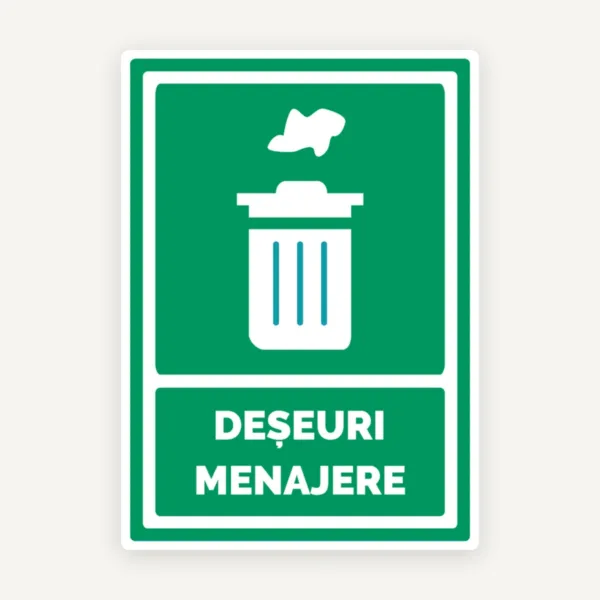 Semn de deseuri menajere