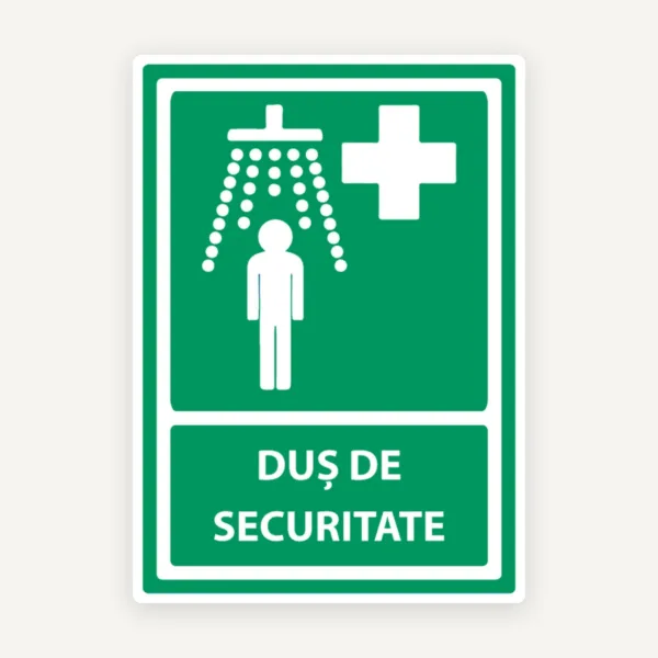 Semn de dus de securitate