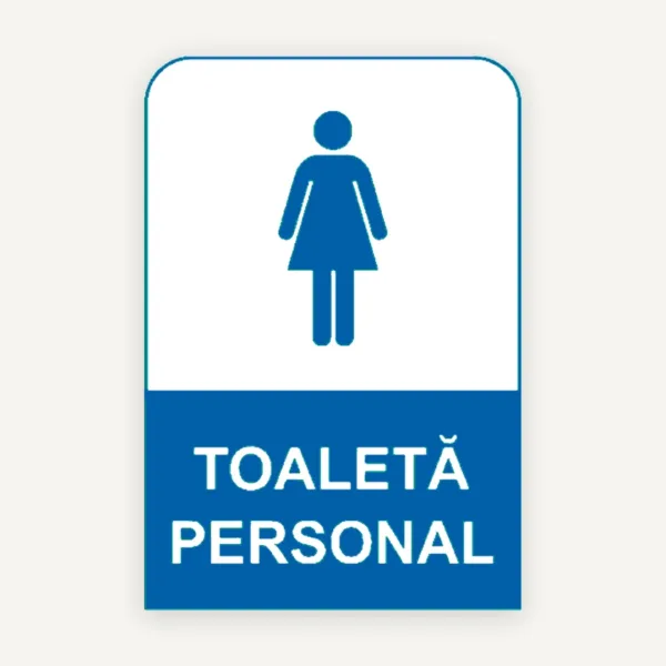 Semn de toaleta personal pentru femei