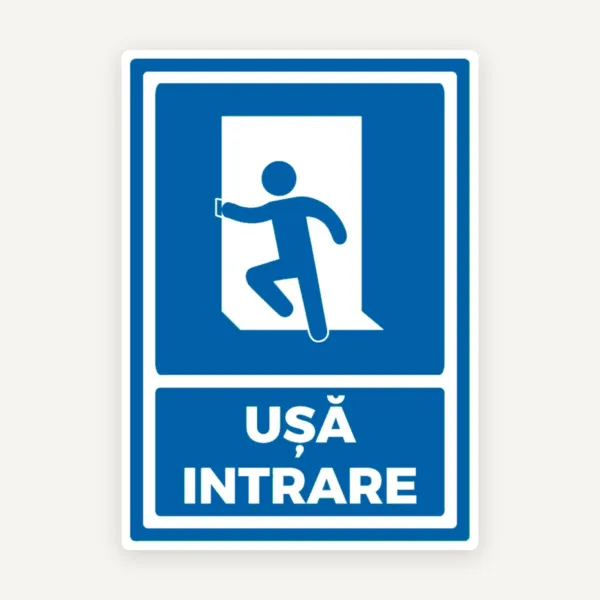 Semn de usa de intrare