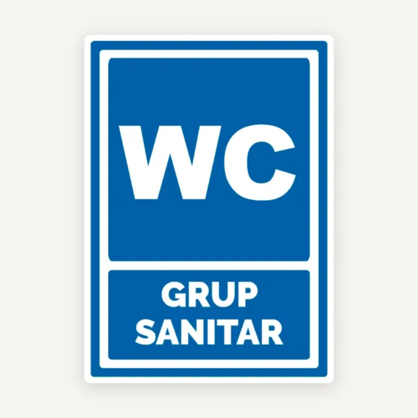 Semn de wc grup sanitar