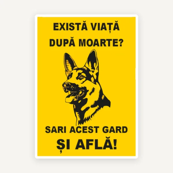 Semn exista viata dupa moarte sari acest gard si afla