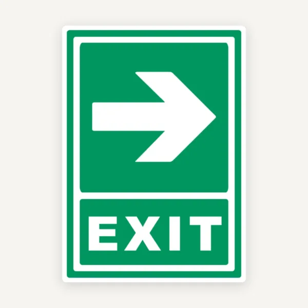 Semn exit spre directie in dreapta