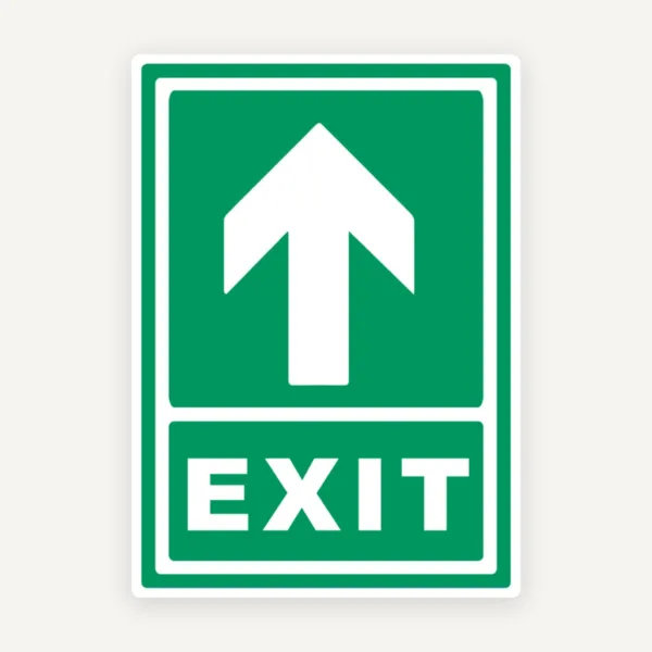Semn exit spre directie in sus