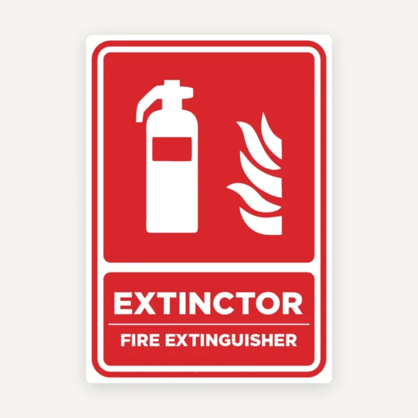 Semn extinctor fire extinguisher