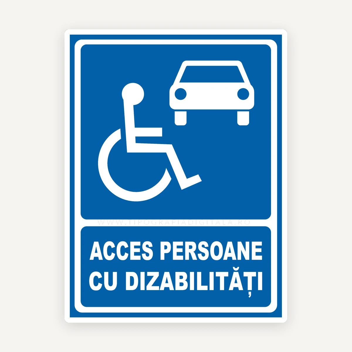 Semn pentru acces cu dizabilitati