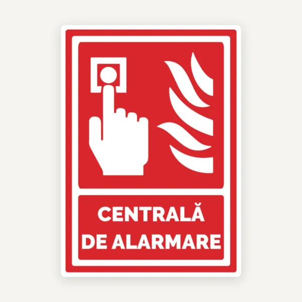 Semn pentru centrala de alarma