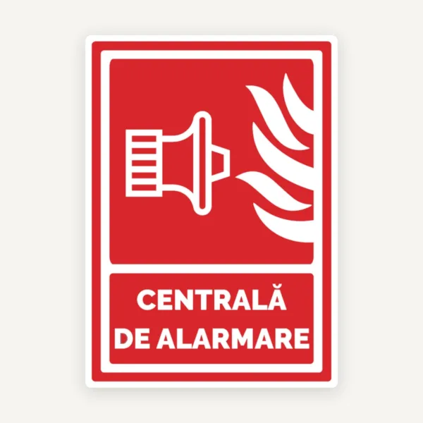 Semn pentru centrale de alarma