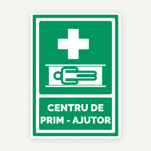 Semn pentru centre de prim ajutor