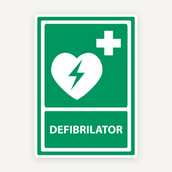 Semn pentru defibrilator