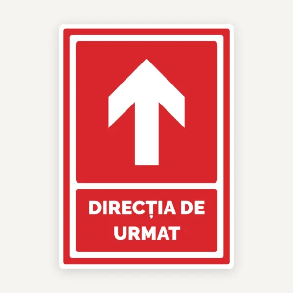 Semn pentru directia de urmat