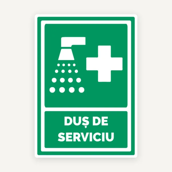 Semn pentru dus de serviciu