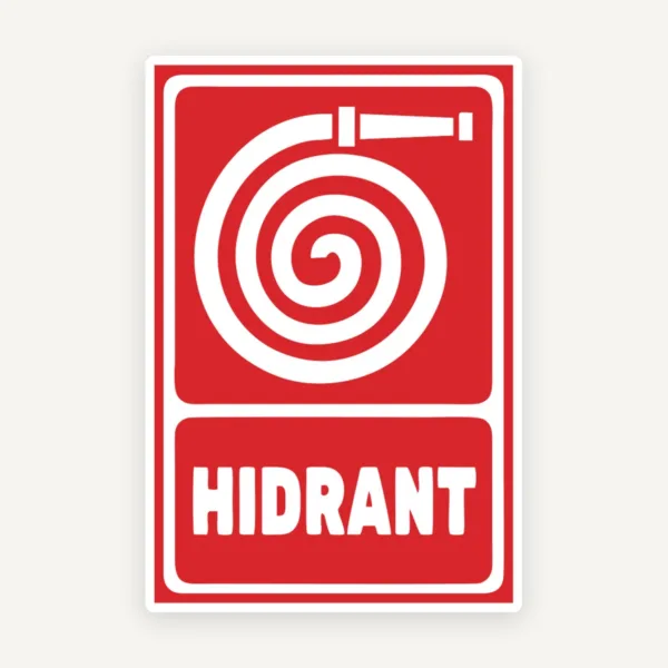 Semn pentru hidrant cu furtun