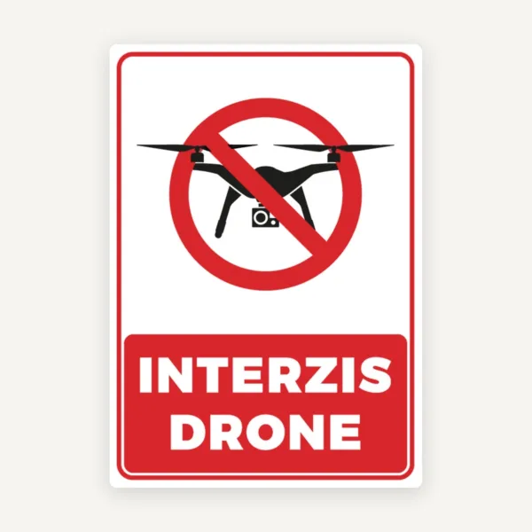 Semn pentru interzicerea drone