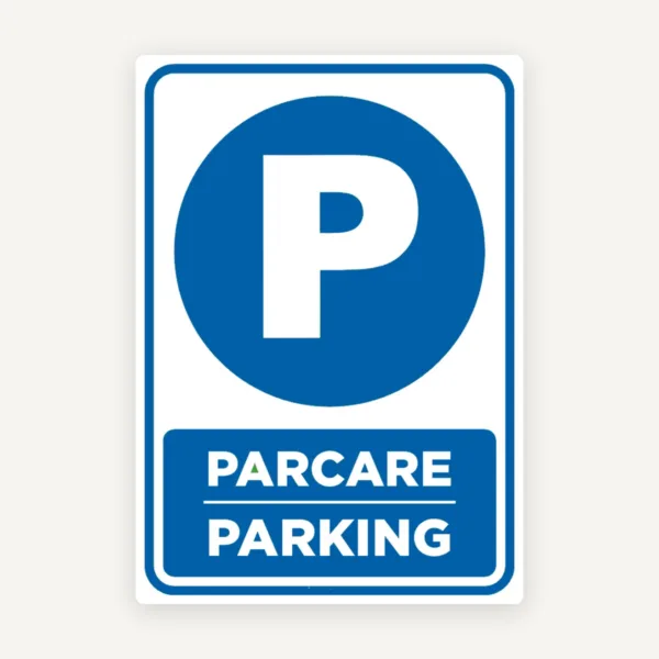 Semn pentru parcare parking