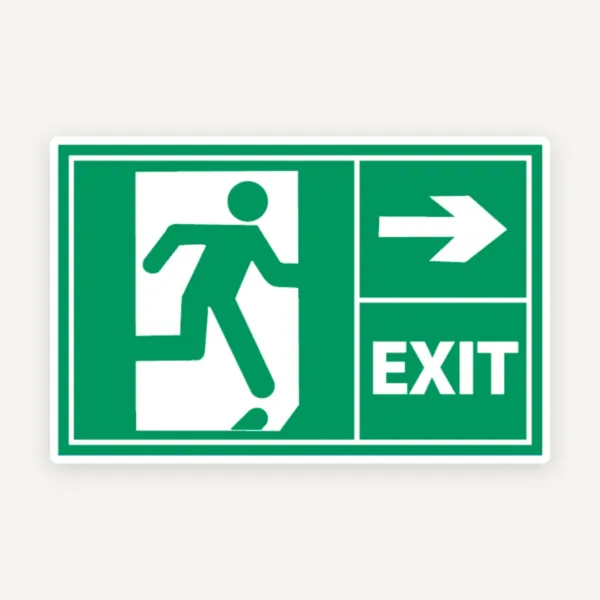 Semn pentru prim ajutor exit dreapta