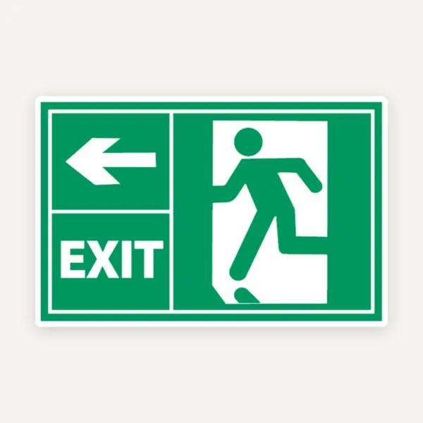 Semn pentru prim ajutor exit stanga