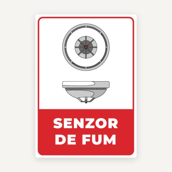 Semn pentru senzor de fum