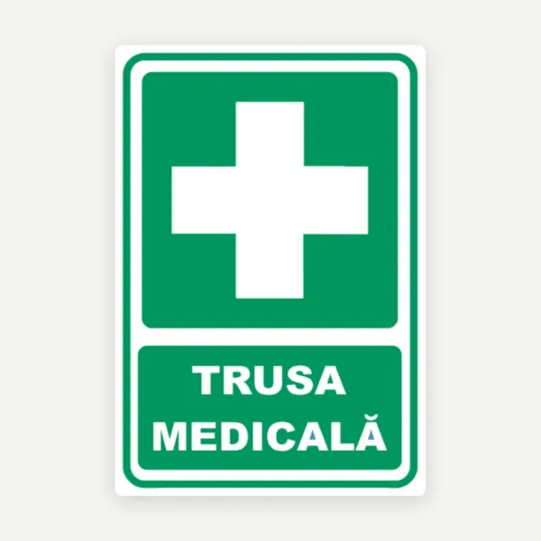 Semn pentru trusa medicala