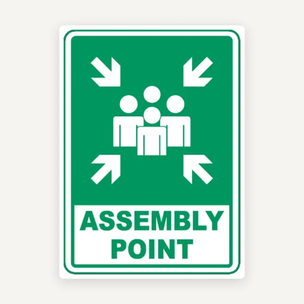 Sign assembly point