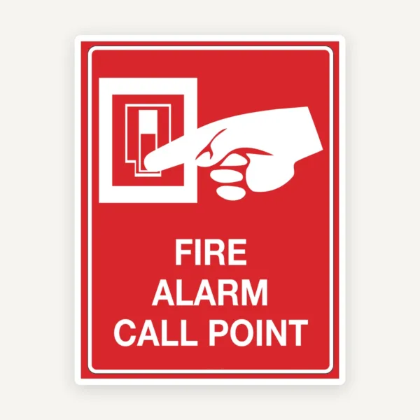 Sign fire alarm call point