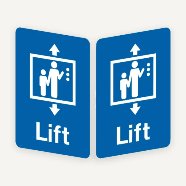 Semn de lift 3d