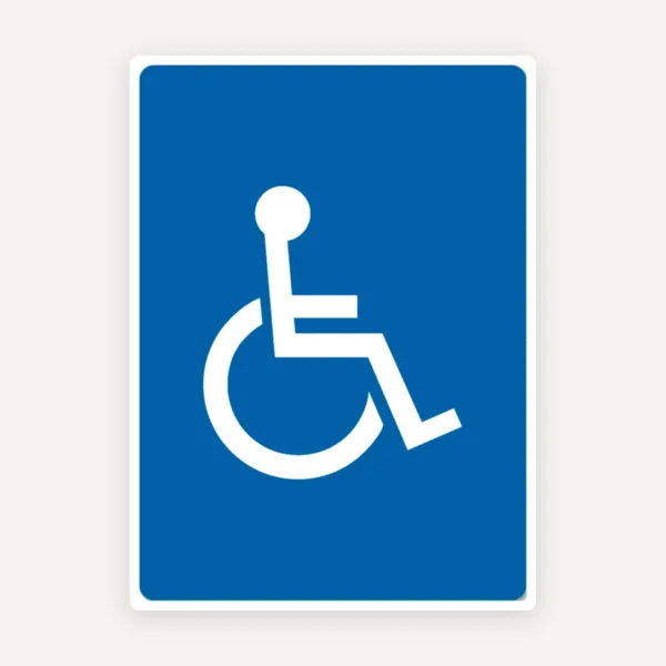 Indicator Accesibilitate - Simbol Universal Persoane cu Dizabilități