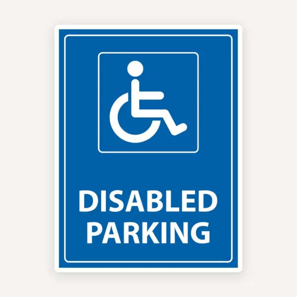 Semn de Parcare pentru Persoane cu Dizabilități - Perfect pentru Locuri Speciale si persoane cu handicap