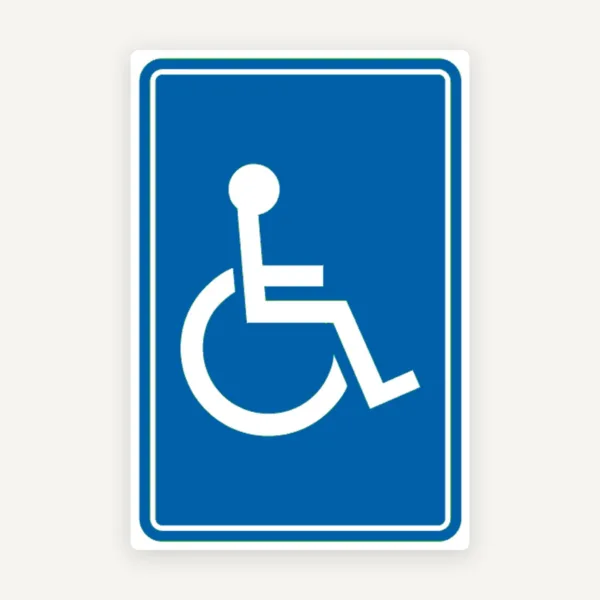 Semn Accesibilitate pentru persoane cu handicap - Ajută Persoanele cu Dizabilități