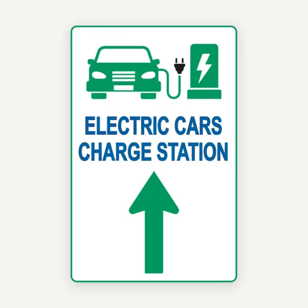 Indicator Electric Cars Charge Station - Semnalizare profesională pentru stațiile de încărcare EV
