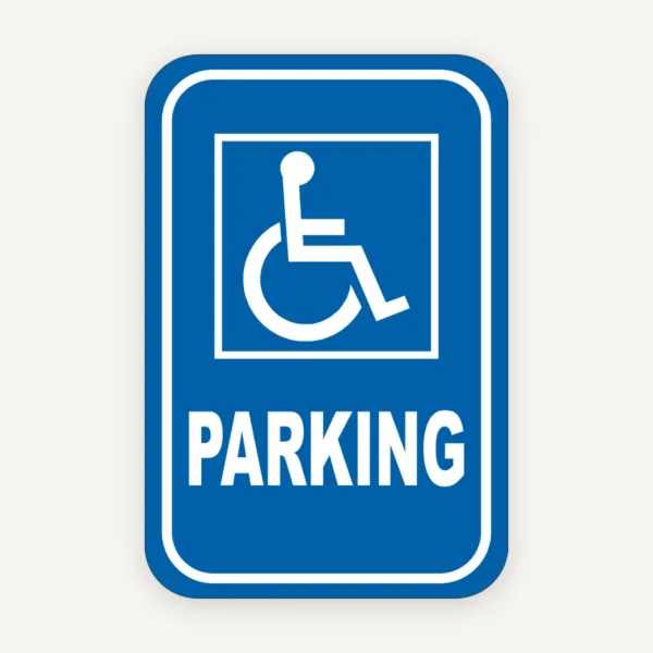 Indicator Loc de Parcare Rezervat Persoane cu Handicap - Semnalizare Sigură și Conformă Legislației