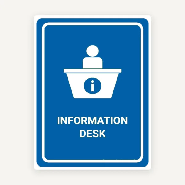 Information Desk sign