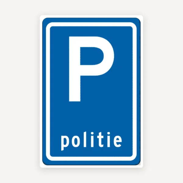 Semn parcare politie