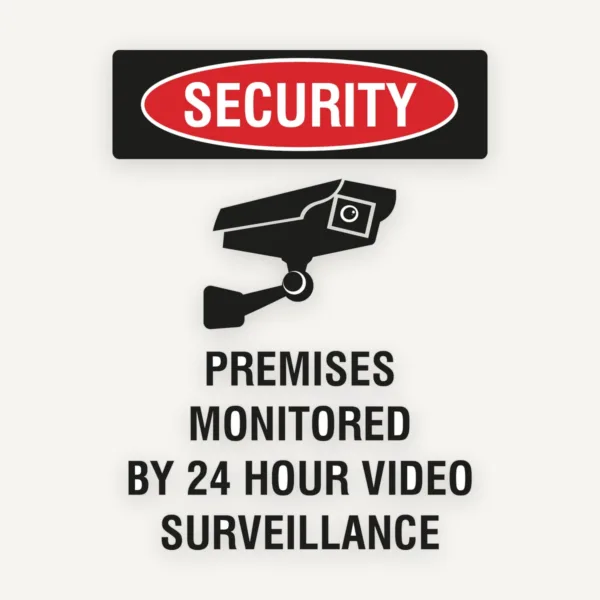 Video Surveillance Sign