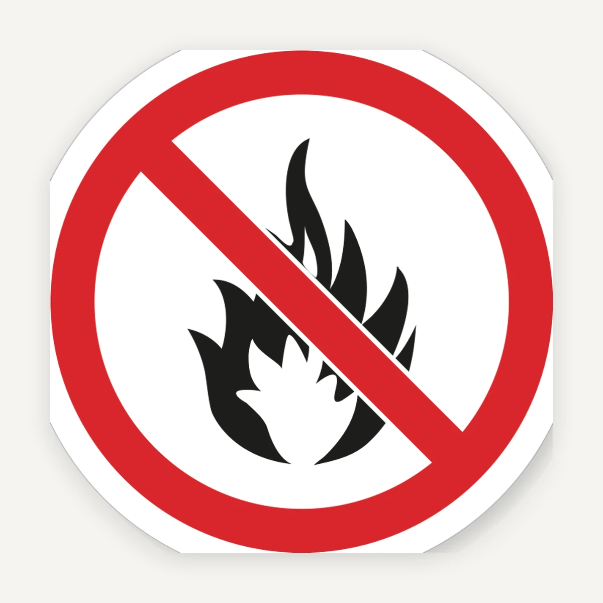 Etichete și Stickere de Siguranță - Interzicerea Focului | Protecție și Prevenire Incendii