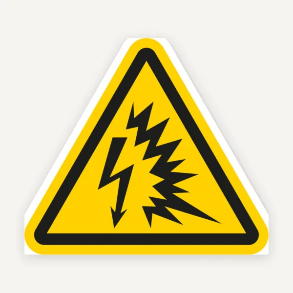 Etichetă Pericol Electrocutare - Protecție Anti Accidente Electricitate