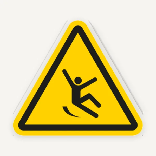 Etichetă Profesională pentru Suprafață Alunecoasă - Previne Accidentele