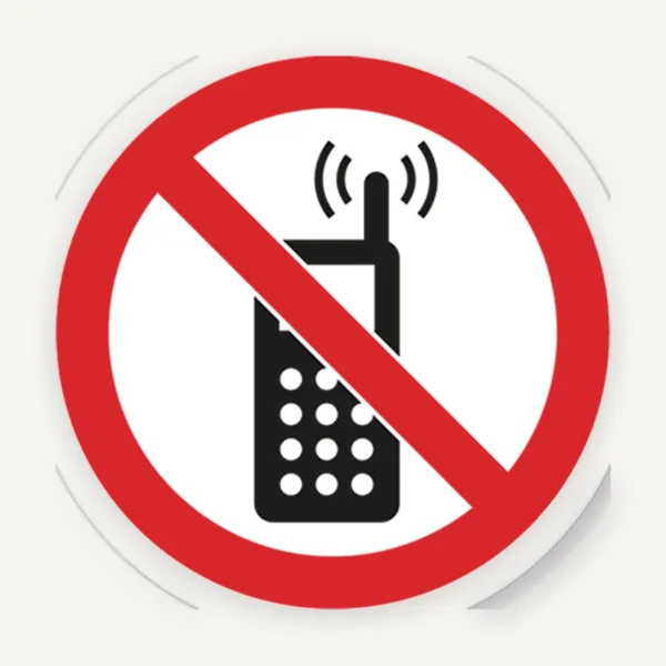 Etichetă Telefon Interzis - Controlează Accesul și Protejează Spațiul