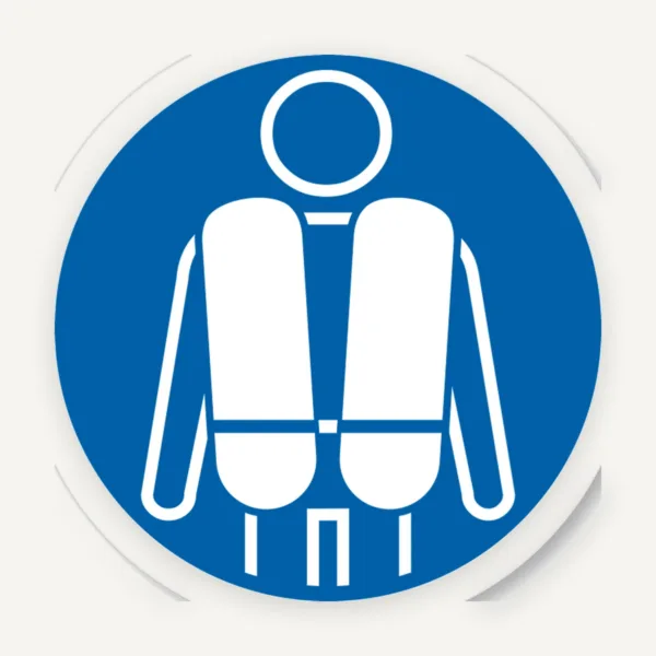 Etichetă Vestă de Salvare Personalizată - Inscripționare Rezistentă la Apă