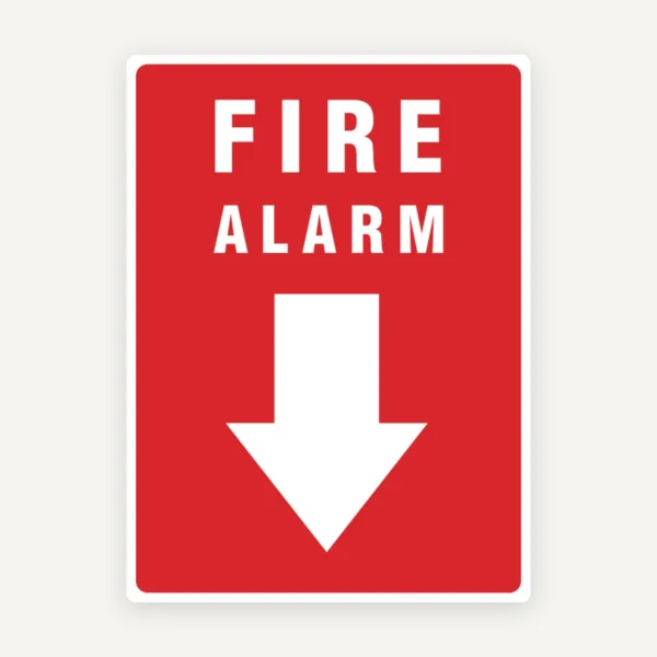 Semn În caz de incendiu folosiți butonul de alarmă - Indicator siguranță PSI obligatoriu
