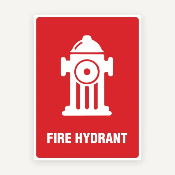 Indicator Marcaj Hidrant Stradal - Placă Semnalizare Hidrant Incendiu