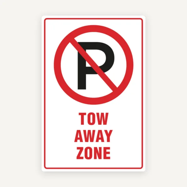 NO PARKING TOW AWAY ZONE