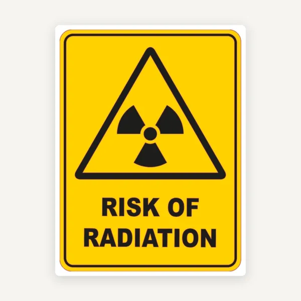 Risk Of Radiation Sign