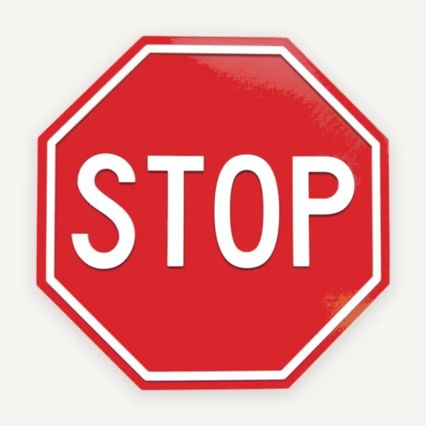 Semn STOP 3D