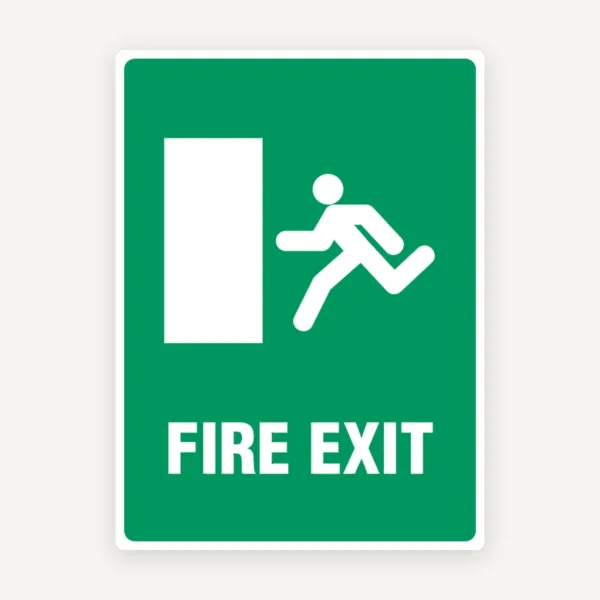 SIGN FIRE EXIT DOOR LEFT